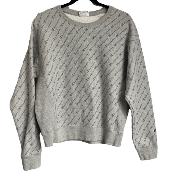 Champion Women's Printed Reverse Weave Crewneck Sweatshirt - Picture 1 of 6